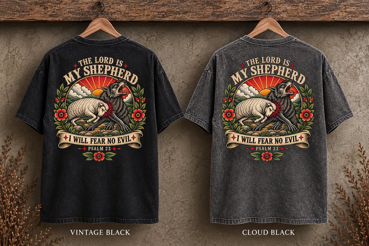 The Lord Is My Shepherd Vintage Tee