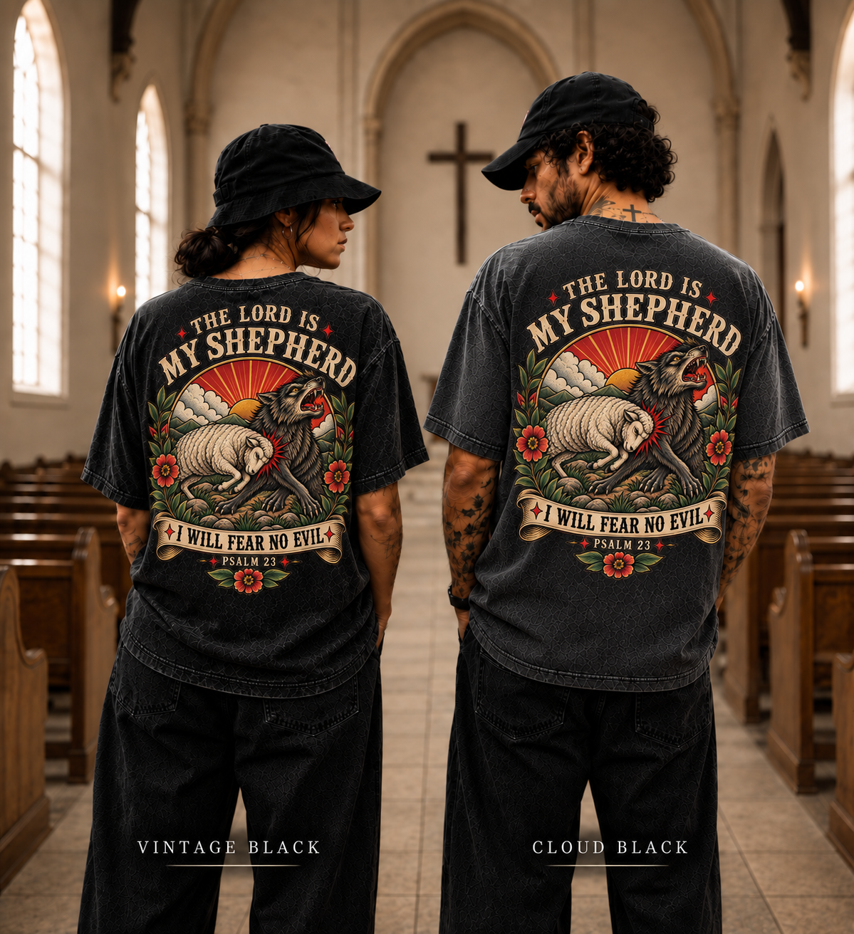 The Lord Is My Shepherd Vintage Tee